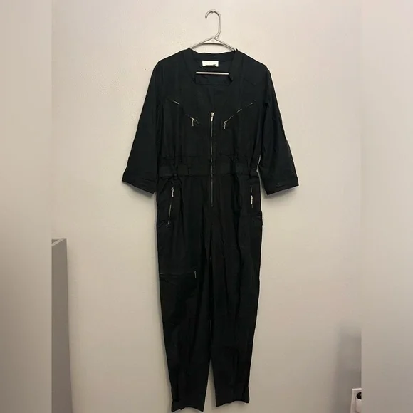 NWOT Anthropologie Charlize Utility Jumpsuit - Size Medium